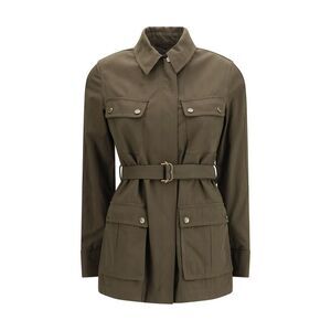 Burberry Bicolor Cotton Full-Length Women's Jacket